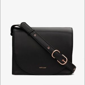 Matt and nat black cross body bag